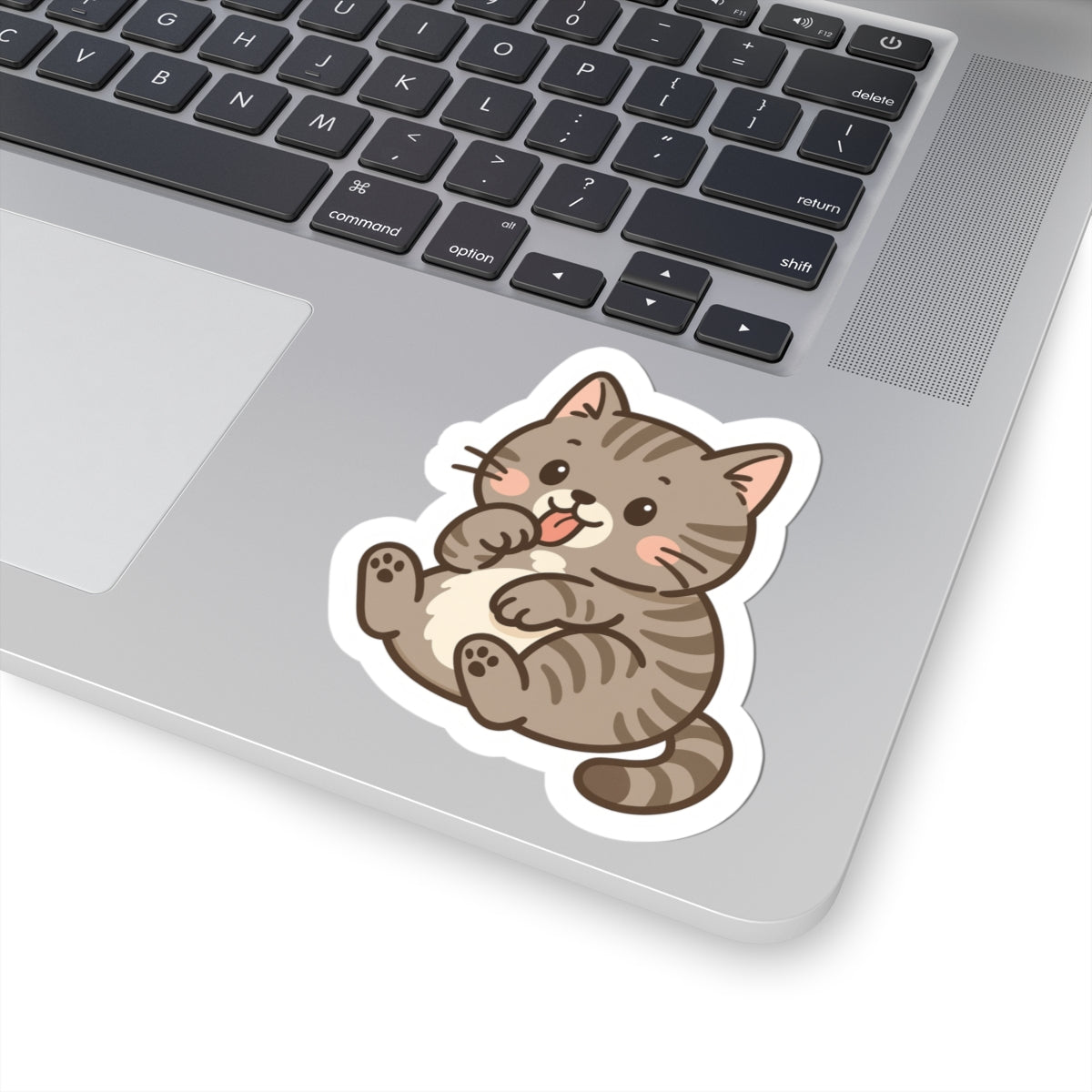 Selva Collection – Cute Chibi Cat Stickers 001 - Kiss-Cut Stickers | Playful Pet Decor, Cat Lover Gift, Laptop Stickers, Cute Animal Art, Whimsical Gift Idea