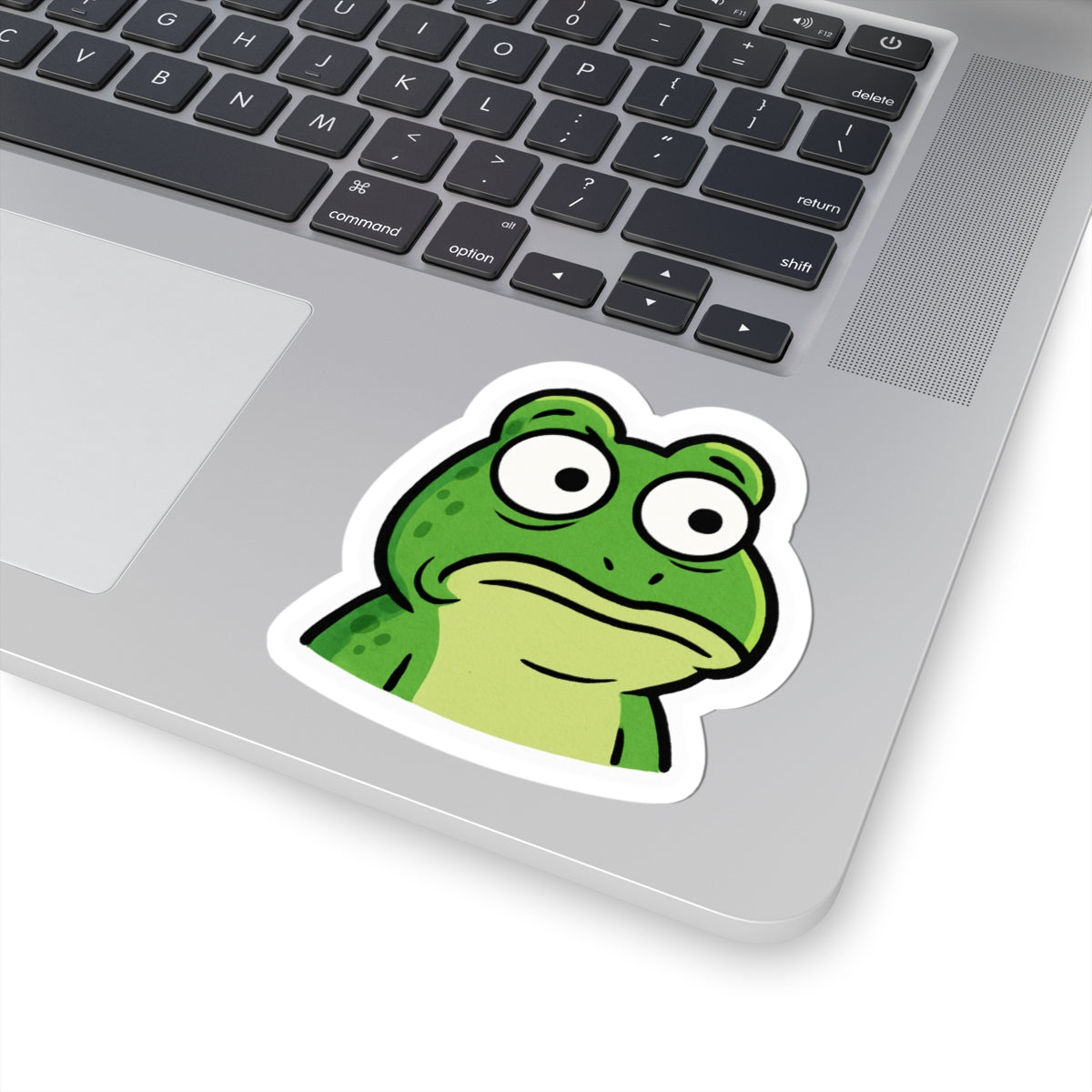 Whimsical Frog Stickers for Laptops, Water Bottles, and Decor, Cute Frog Design for Gifts, Kids, and Nature Lovers