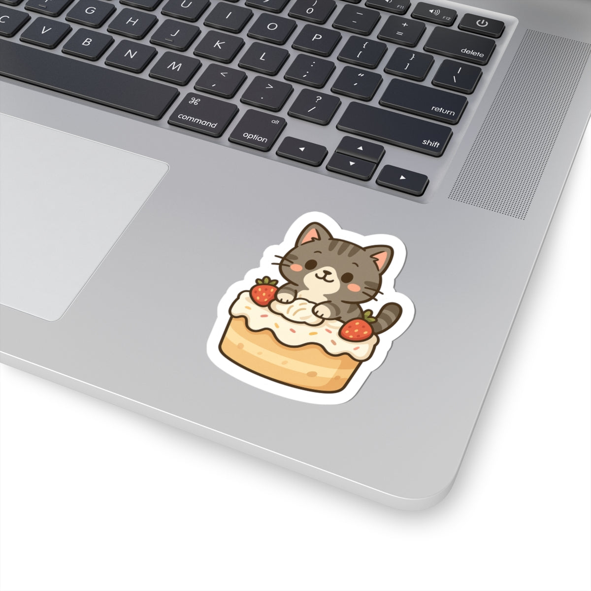 Selva Collection – Cute Chibi Cat Stickers 004 - Cute Cat Dessert Kiss-Cut Stickers, Adorable Cat Stickers, Gift for Cat Lovers, Planner Stickers, Laptop Decor, Birthday Party Favors