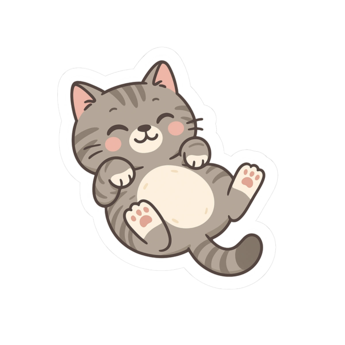 Selva Collection – Cute Chibi Cat Stickers 002 | Adorable Pet Decals for Laptops, Scrapbooking, Journals, Gift Ideas for Cat Lovers, Cute Animal Art