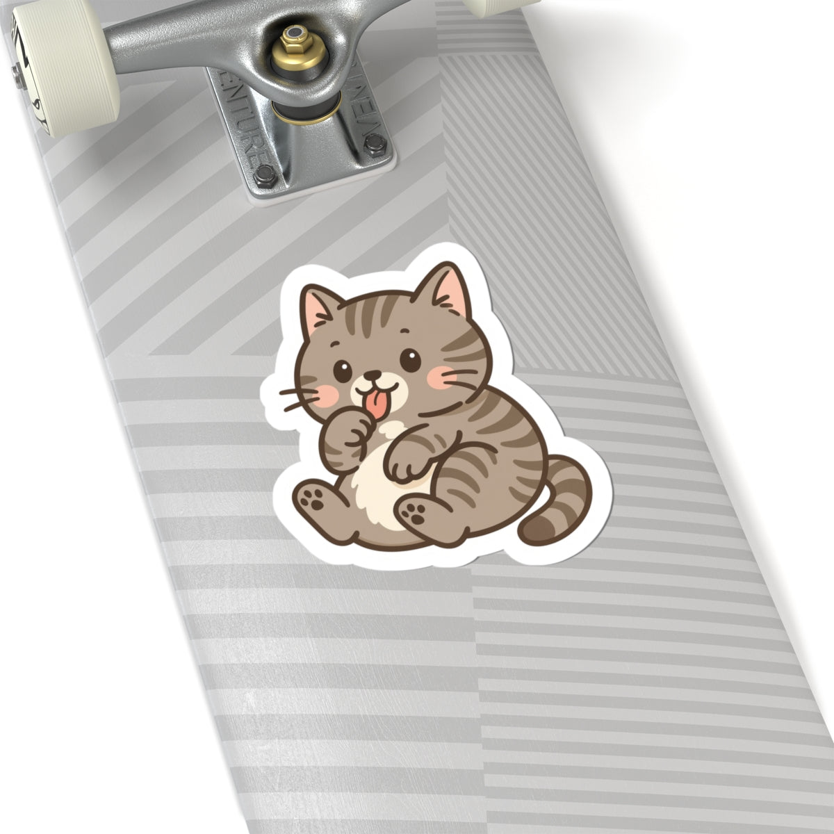 Selva Collection – Cute Chibi Cat Stickers 001 - Kiss-Cut Stickers | Playful Pet Decor, Cat Lover Gift, Laptop Stickers, Cute Animal Art, Whimsical Gift Idea