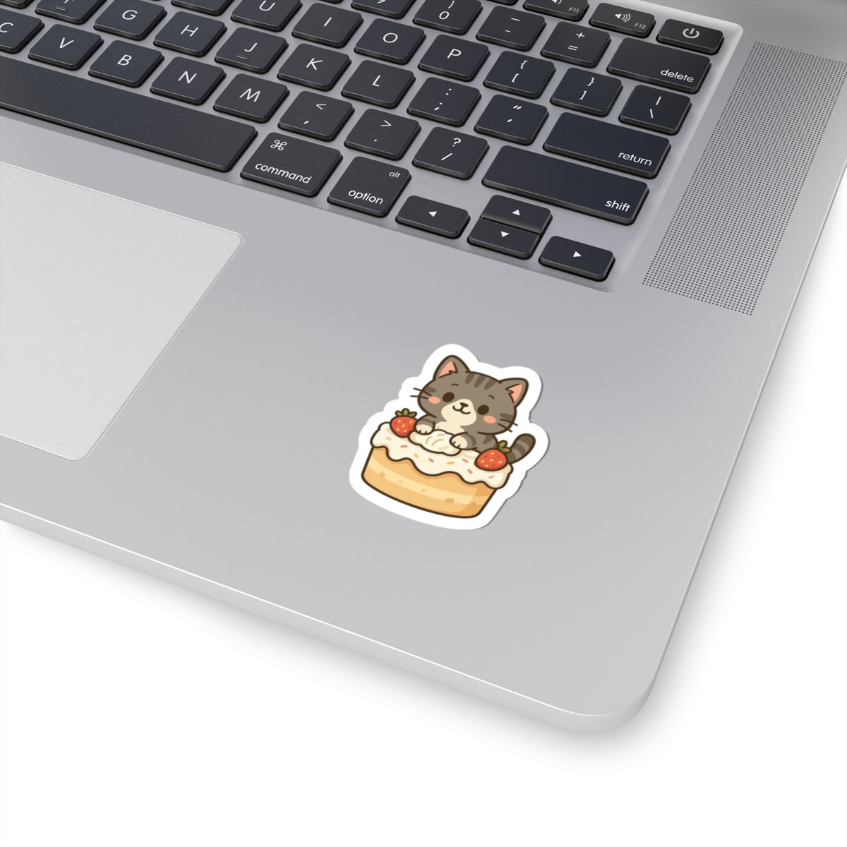 Selva Collection – Cute Chibi Cat Stickers 004 - Cute Cat Dessert Kiss-Cut Stickers, Adorable Cat Stickers, Gift for Cat Lovers, Planner Stickers, Laptop Decor, Birthday Party Favors