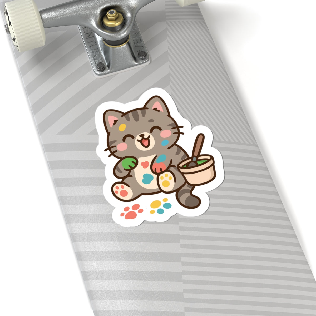 Selva Collection – Cute Chibi Cat Stickers 003 - Kiss-Cut Stickers - Playful Feline Decor for Pets Lovers, Scrapbooking, Journals, Laptop Accessories