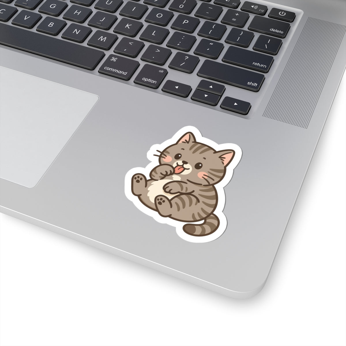 Selva Collection – Cute Chibi Cat Stickers 001 - Kiss-Cut Stickers | Playful Pet Decor, Cat Lover Gift, Laptop Stickers, Cute Animal Art, Whimsical Gift Idea
