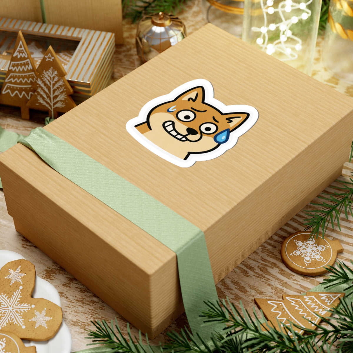 Funny Dog Emoji Stickers, Cute Pet Lover Decals, Laptop Stickers, Water Bottle Decor, Gift for Animal Lovers, Shiba Inu Stickers