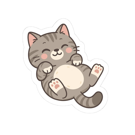 Selva Collection – Cute Chibi Cat Stickers 002 | Adorable Pet Decals for Laptops, Scrapbooking, Journals, Gift Ideas for Cat Lovers, Cute Animal Art